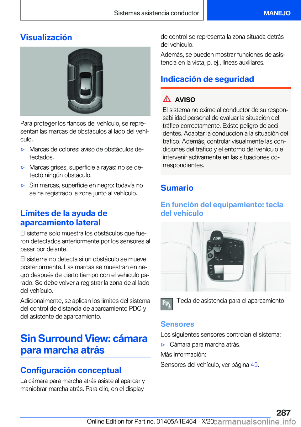 BMW M3 2021  Manuales de Empleo (in Spanish) �V�i�s�u�a�l�i�z�a�c�i�