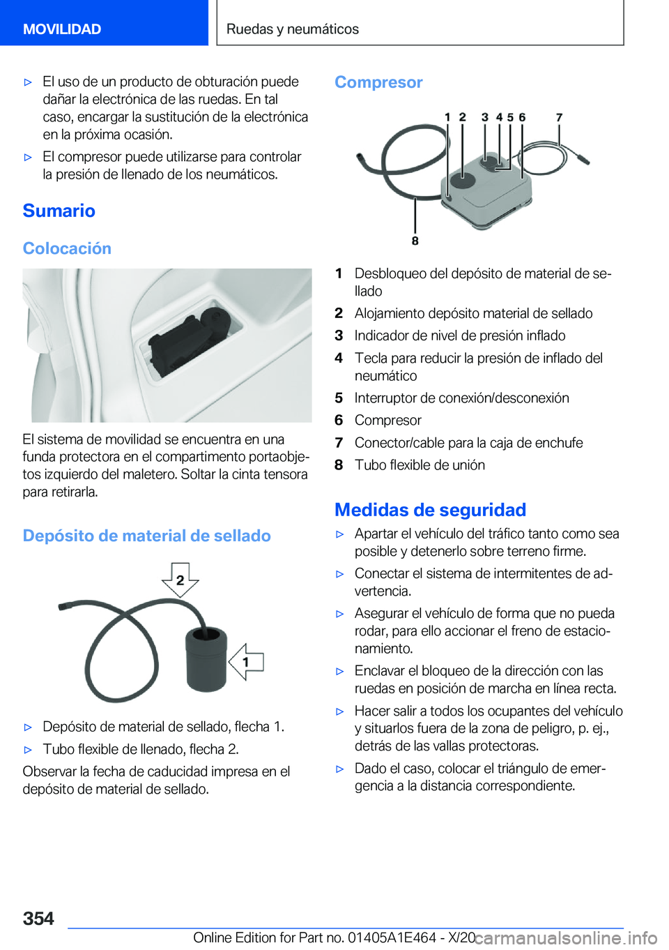 BMW M3 2021  Manuales de Empleo (in Spanish) x�E�l��u�s�o��d�e��u�n��p�r�o�d�u�c�t�o��d�e��o�b�t�u�r�a�c�i�