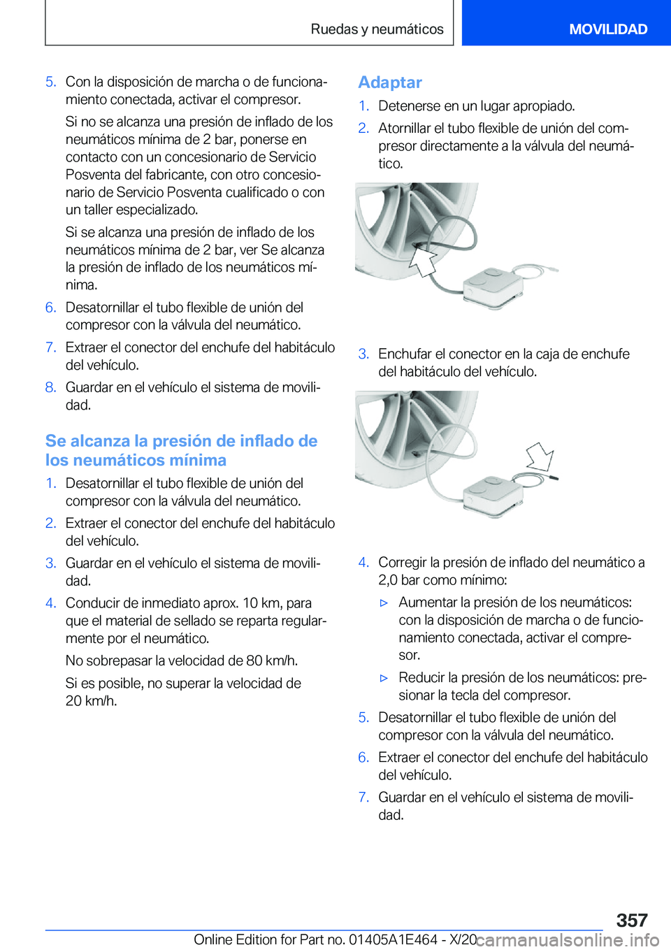 BMW M3 2021  Manuales de Empleo (in Spanish) �5�.�C�o�n��l�a��d�i�s�p�o�s�i�c�i�