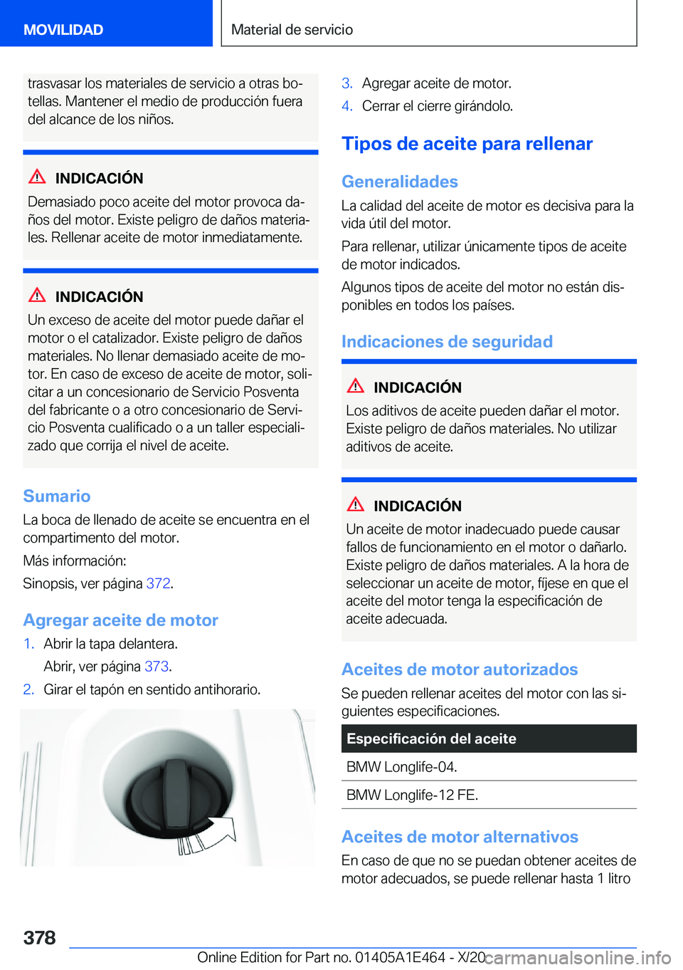 BMW M3 2021  Manuales de Empleo (in Spanish) �t�r�a�s�v�a�s�a�r��l�o�s��m�a�t�e�r�i�a�l�e�s��d�e��s�e�r�v�i�c�i�o��a��o�t�r�a�s��b�oª
�t�e�l�l�a�s�.��M�a�n�t�e�n�e�r��e�l��m�e�d�i�o��d�e��p�r�o�d�u�c�c�i�
