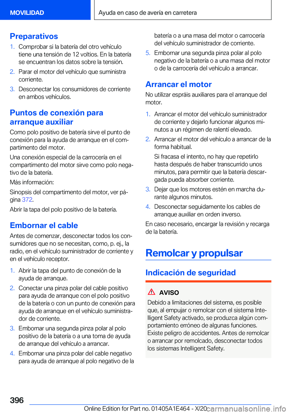 BMW M3 2021  Manuales de Empleo (in Spanish) �P�r�e�p�a�r�a�t�i�v�o�s�1�.�C�o�m�p�r�o�b�a�r��s�i��l�a��b�a�t�e�r�