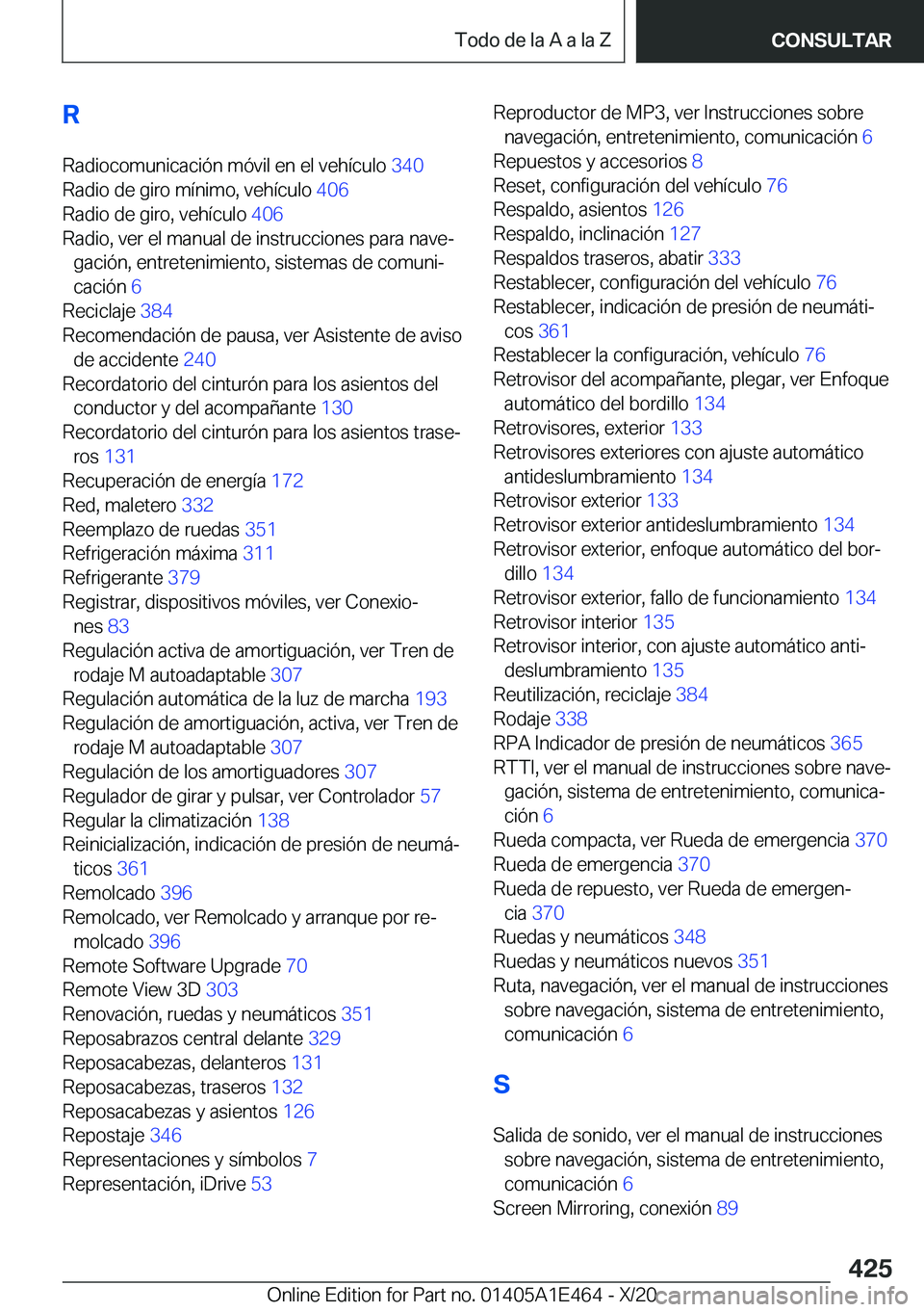 BMW M3 2021  Manuales de Empleo (in Spanish) �R�R�a�d�i�o�c�o�m�u�n�i�c�a�c�i�