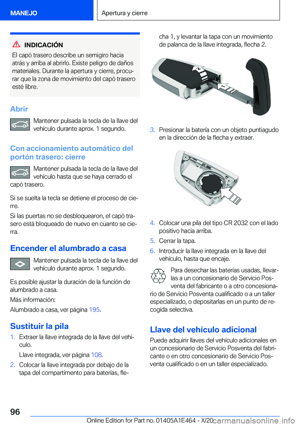 BMW M3 2021  Manuales de Empleo (in Spanish) �I�N�D�I�C�A�C�I�