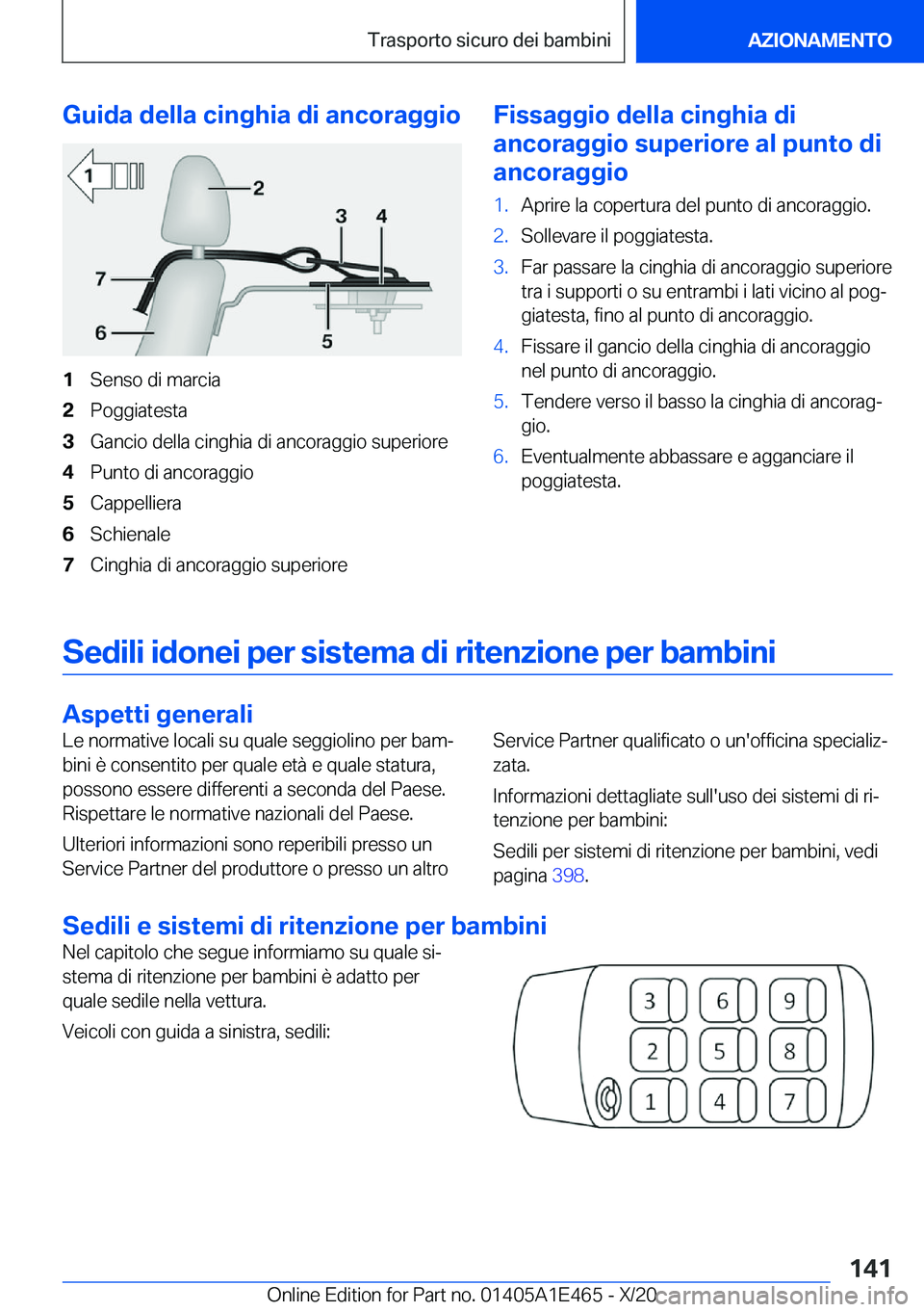 BMW M3 2021  Libretti Di Uso E manutenzione (in Italian) �G�u�i�d�a��d�e�l�l�a��c�i�n�g�h�i�a��d�i��a�n�c�o�r�a�g�g�i�o�1�S�e�n�s�o��d�i��m�a�r�c�i�a�2�P�o�g�g�i�a�t�e�s�t�a�3�G�a�n�c�i�o��d�e�l�l�a��c�i�n�g�h�i�a��d�i��a�n�c�o�r�a�g�g�i�o��s�u�p