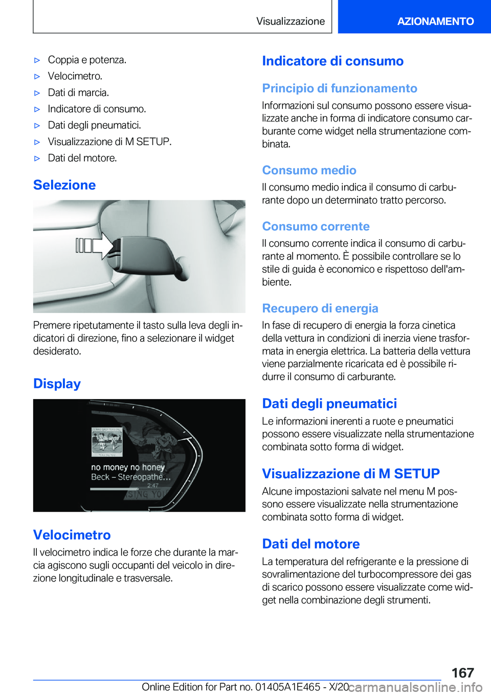 BMW M3 2021  Libretti Di Uso E manutenzione (in Italian) 'x�C�o�p�p�i�a��e��p�o�t�e�n�z�a�.'x�V�e�l�o�c�i�m�e�t�r�o�.'x�D�a�t�i��d�i��m�a�r�c�i�a�.'x�I�n�d�i�c�a�t�o�r�e��d�i��c�o�n�s�u�m�o�.'x�D�a�t�i��d�e�g�l�i��p�n�e�u�m�a�t�i