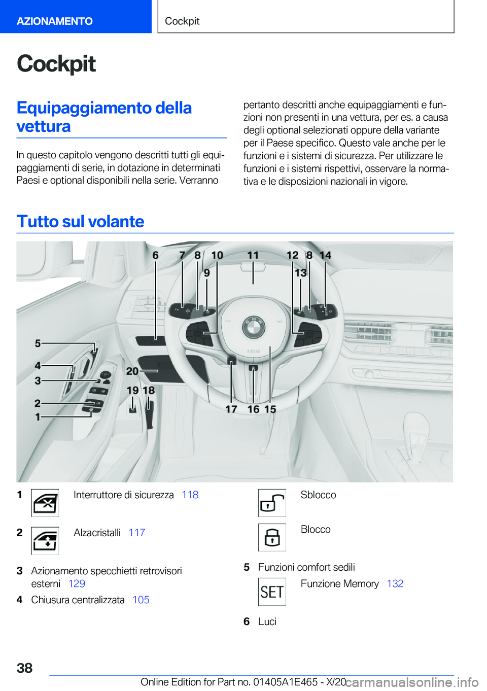 BMW M3 2021  Libretti Di Uso E manutenzione (in Italian) �C�o�c�k�p�i�t�E�q�u�i�p�a�g�g�i�a�m�e�n�t�o��d�e�l�l�a�v�e�t�t�u�r�a
�I�n��q�u�e�s�t�o��c�a�p�i�t�o�l�o��v�e�n�g�o�n�o��d�e�s�c�r�i�t�t�i��t�u�t�t�i��g�l�i��e�q�u�iª
�p�a�g�g�i�a�m�e�n�t�i�