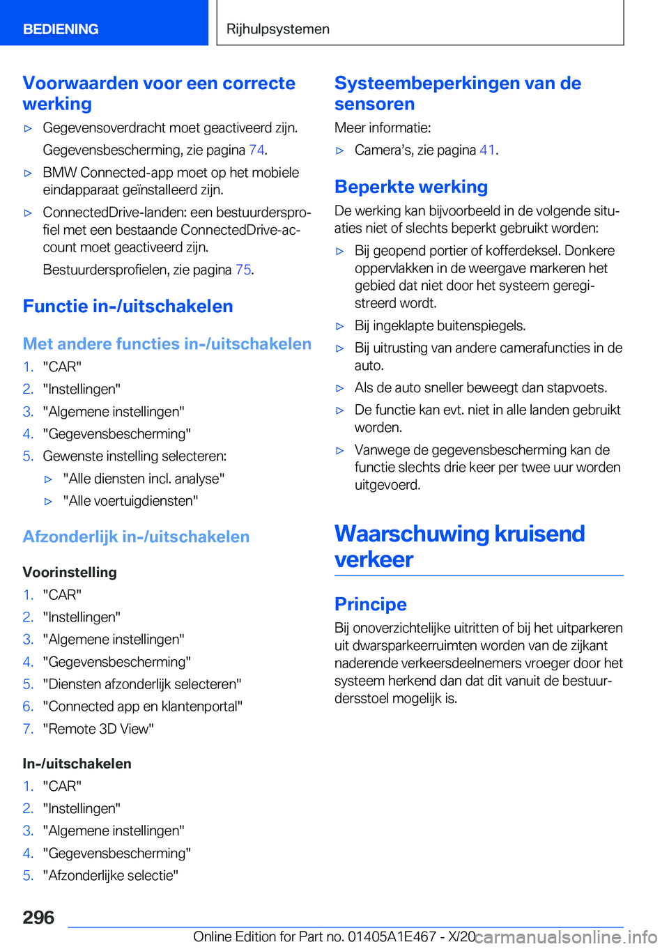 BMW M3 2021  Instructieboekjes (in Dutch) �V�o�o�r�w�a�a�r�d�e�n��v�o�o�r��e�e�n��c�o�r�r�e�c�t�e
�w�e�r�k�i�n�g'x�G�e�g�e�v�e�n�s�o�v�e�r�d�r�a�c�h�t��m�o�e�t��g�e�a�c�t�i�v�e�e�r�d��z�i�j�n�.
�G�e�g�e�v�e�n�s�b�e�s�c�h�e�r�m�i�n�g