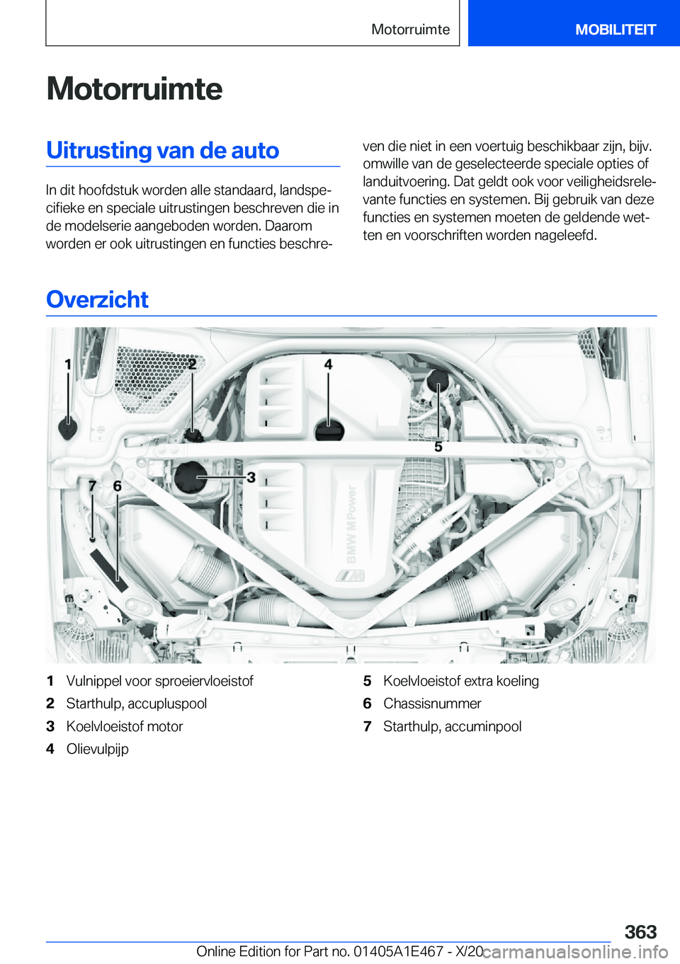 BMW M3 2021  Instructieboekjes (in Dutch) �M�o�t�o�r�r�u�i�m�t�e�U�i�t�r�u�s�t�i�n�g��v�a�n��d�e��a�u�t�o
�I�n��d�i�t��h�o�o�f�d�s�t�u�k��w�o�r�d�e�n��a�l�l�e��s�t�a�n�d�a�a�r�d�,��l�a�n�d�s�p�ej�c�i�f�i�e�k�e��e�n��s�p�e�c�i�a�l�