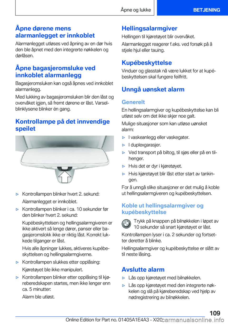 BMW M3 2021  InstruksjonsbØker (in Norwegian) �