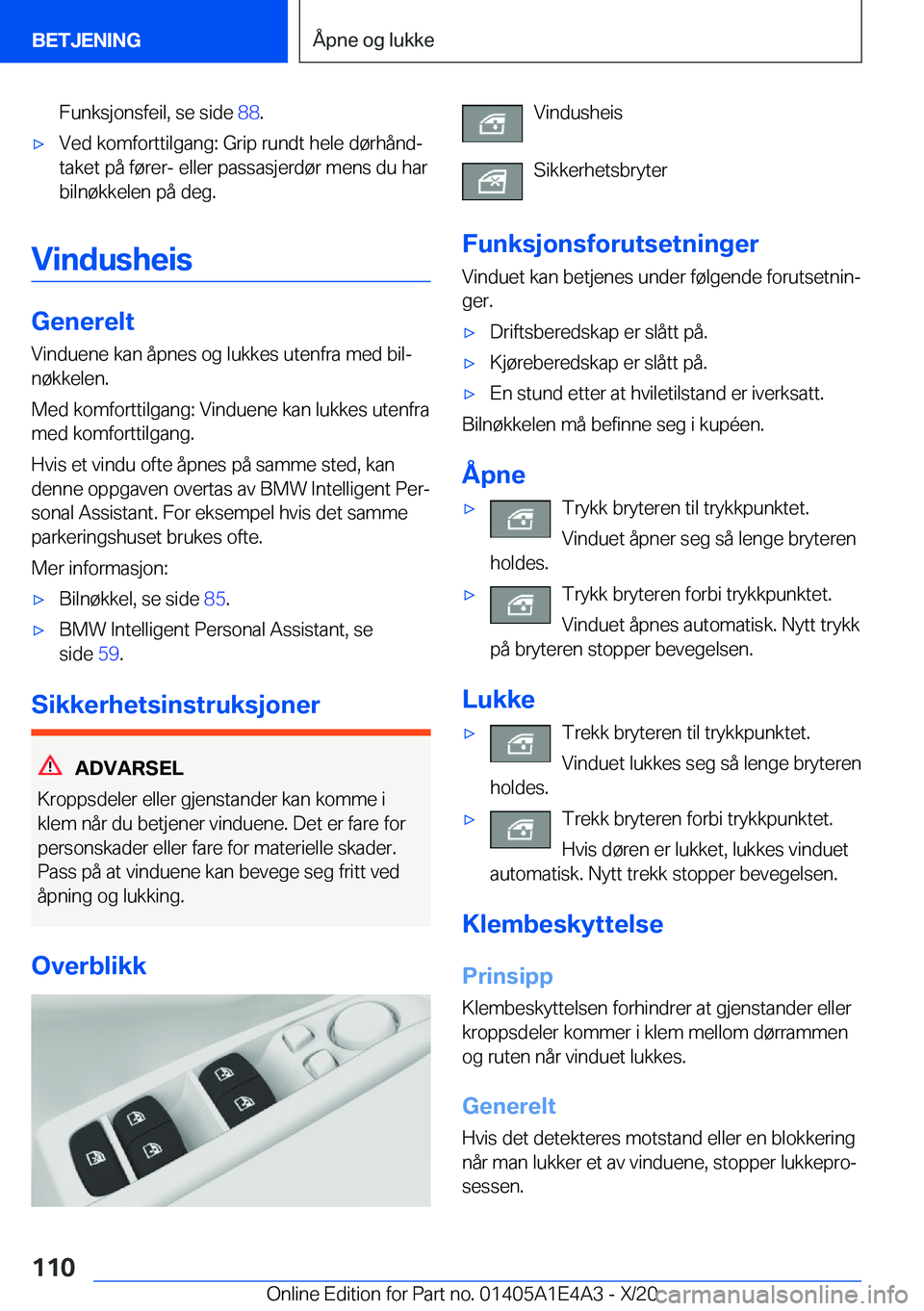 BMW M3 2021  InstruksjonsbØker (in Norwegian) �F�u�n�k�s�j�o�n�s�f�e�i�l�,��s�e��s�i�d�e��8�8�.'x�V�e�d��k�o�m�f�o�r�t�t�i�l�g�a�n�g�:��G�r�i�p��r�u�n�d�t��h�e�l�e��d�