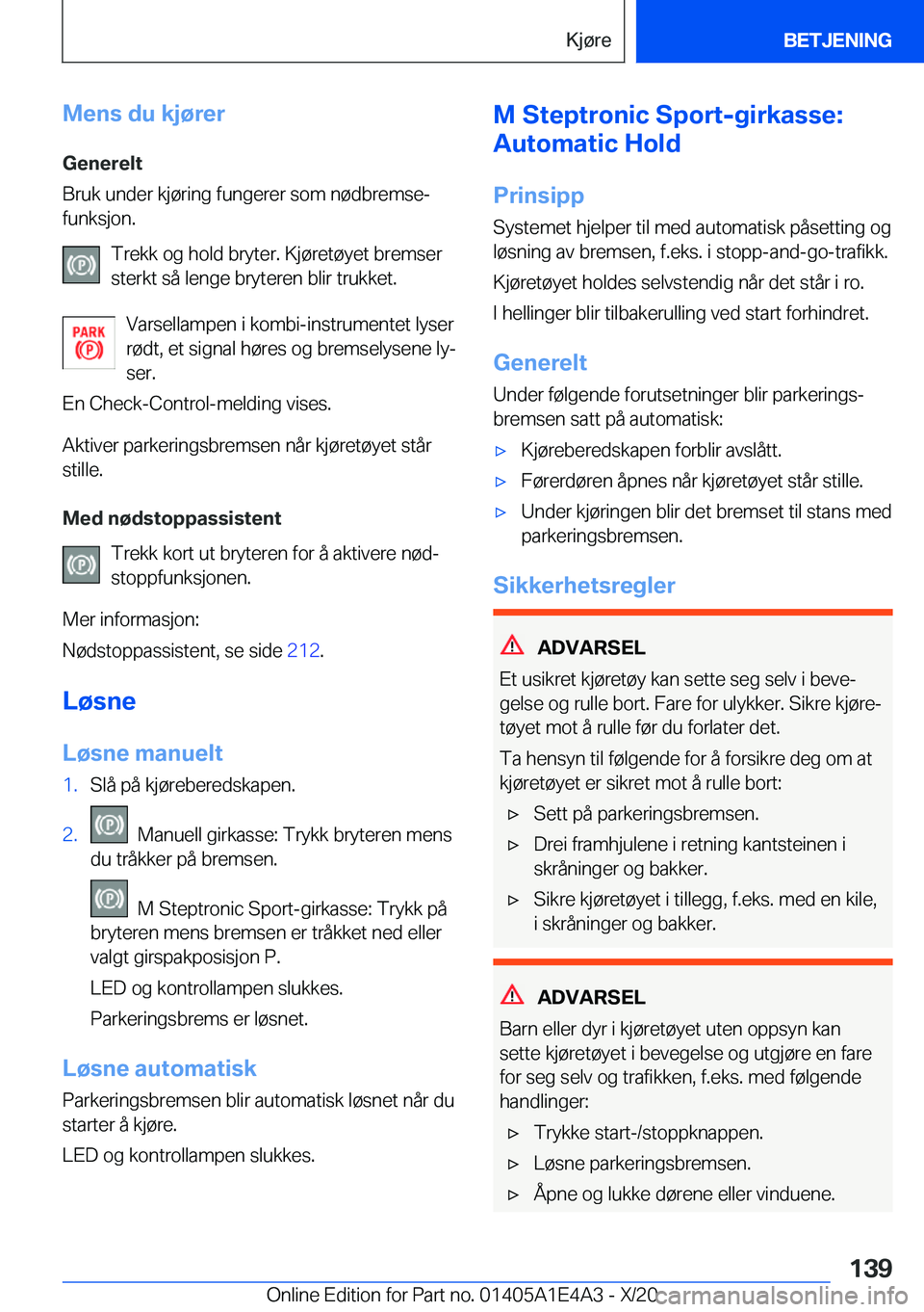 BMW M3 2021  InstruksjonsbØker (in Norwegian) �M�e�n�s��d�u��k�j�