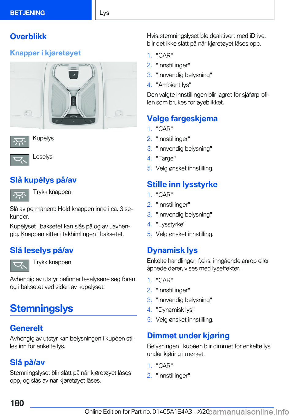 BMW M3 2021  InstruksjonsbØker (in Norwegian) �O�v�e�r�b�l�i�k�k�K�n�a�p�p�e�r��i��k�j�