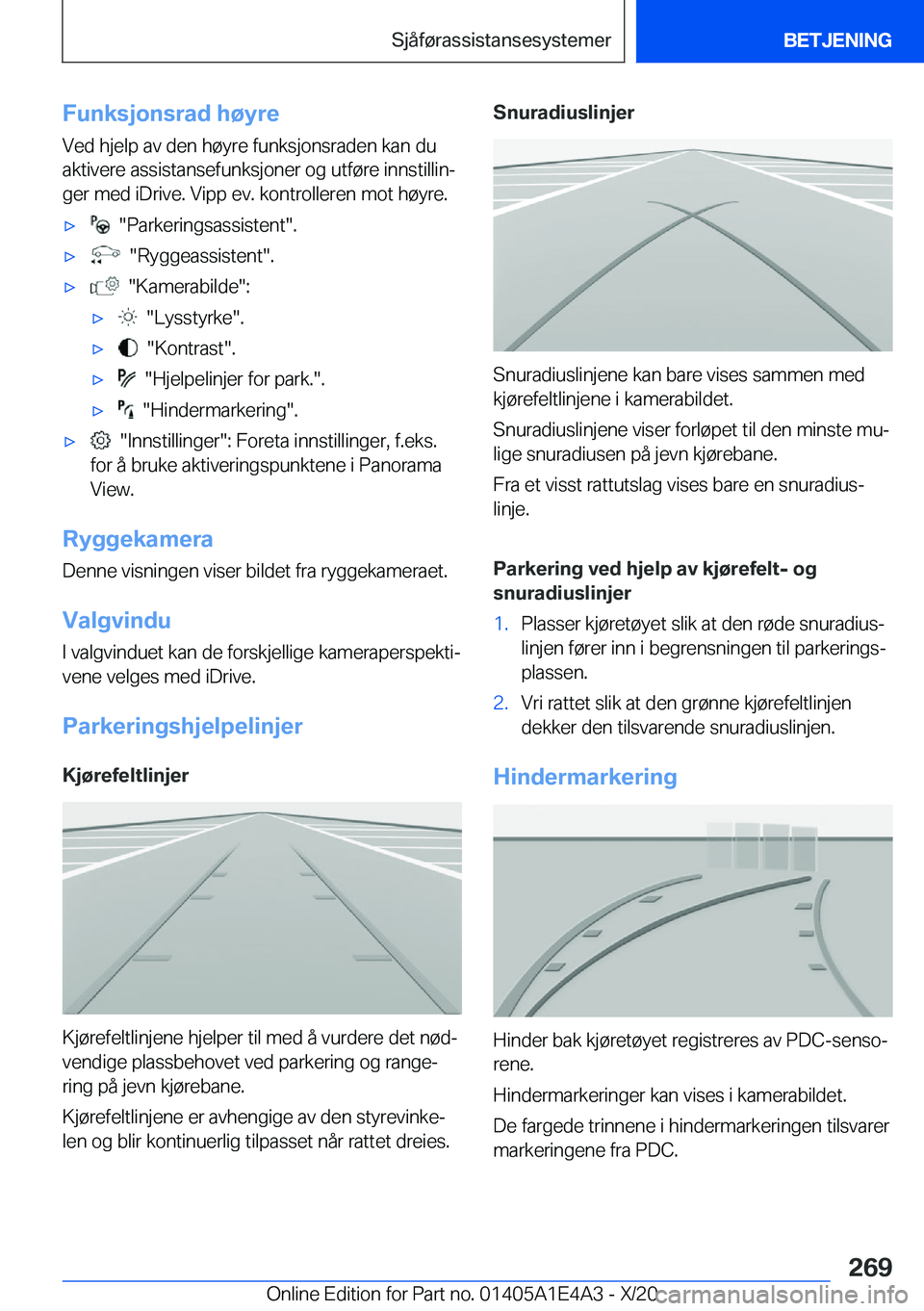 BMW M3 2021  InstruksjonsbØker (in Norwegian) �F�u�n�k�s�j�o�n�s�r�a�d��h�