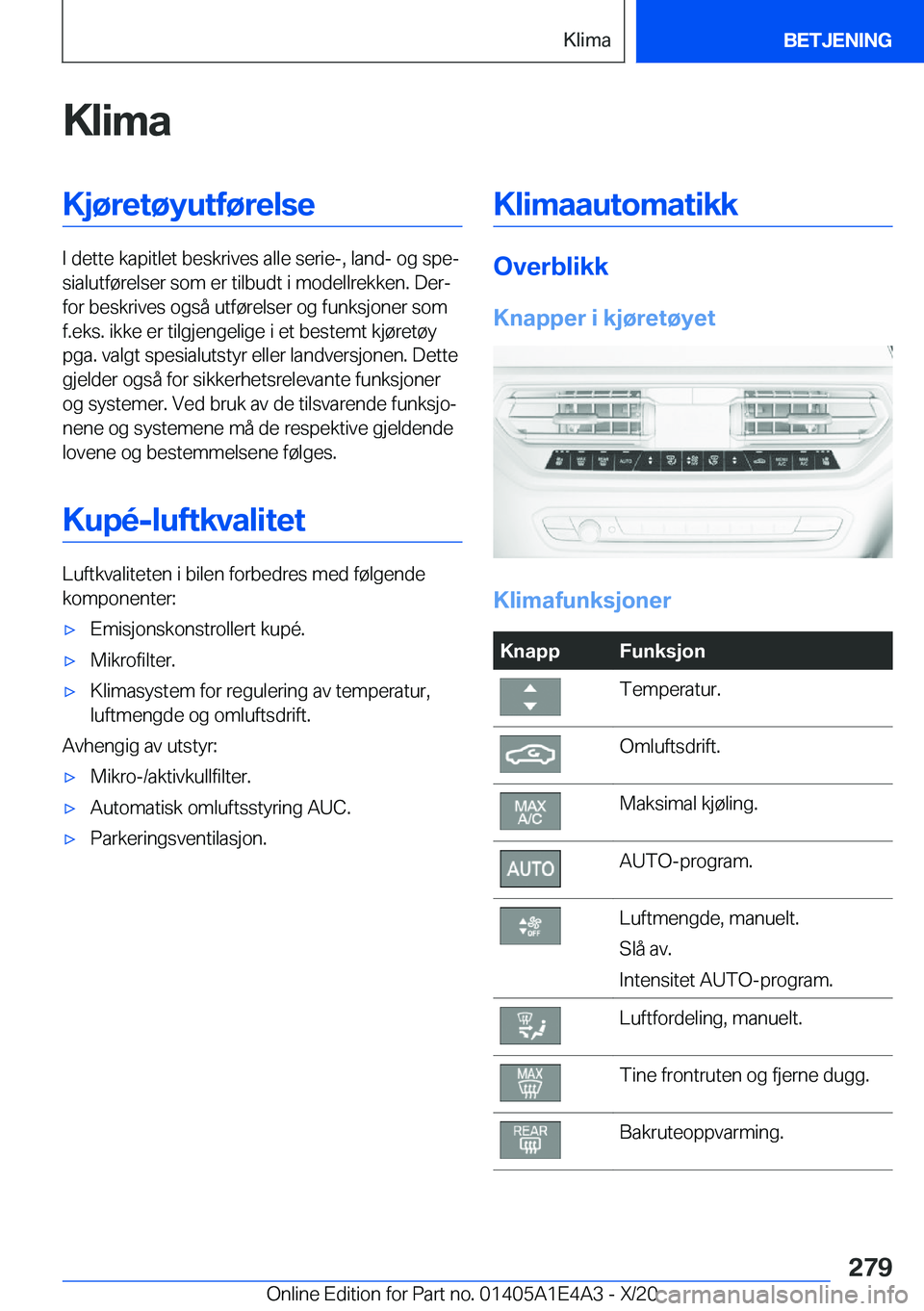 BMW M3 2021  InstruksjonsbØker (in Norwegian) �K�l�i�m�a�K�j�