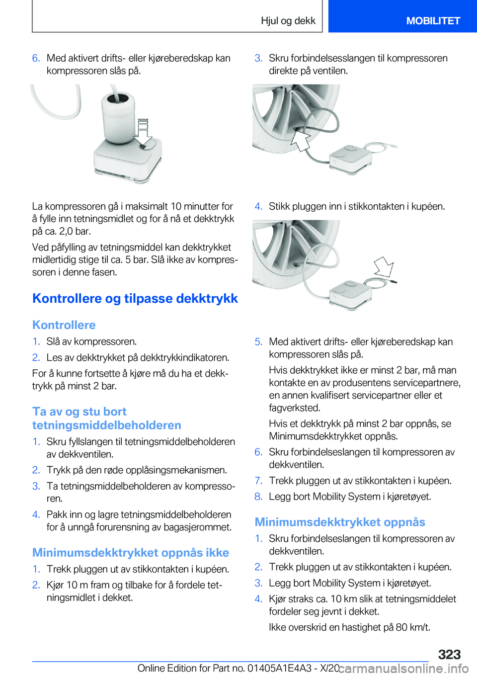 BMW M3 2021  InstruksjonsbØker (in Norwegian) �6�.�M�e�d��a�k�t�i�v�e�r�t��d�r�i�f�t�s�-��e�l�l�e�r��k�j�