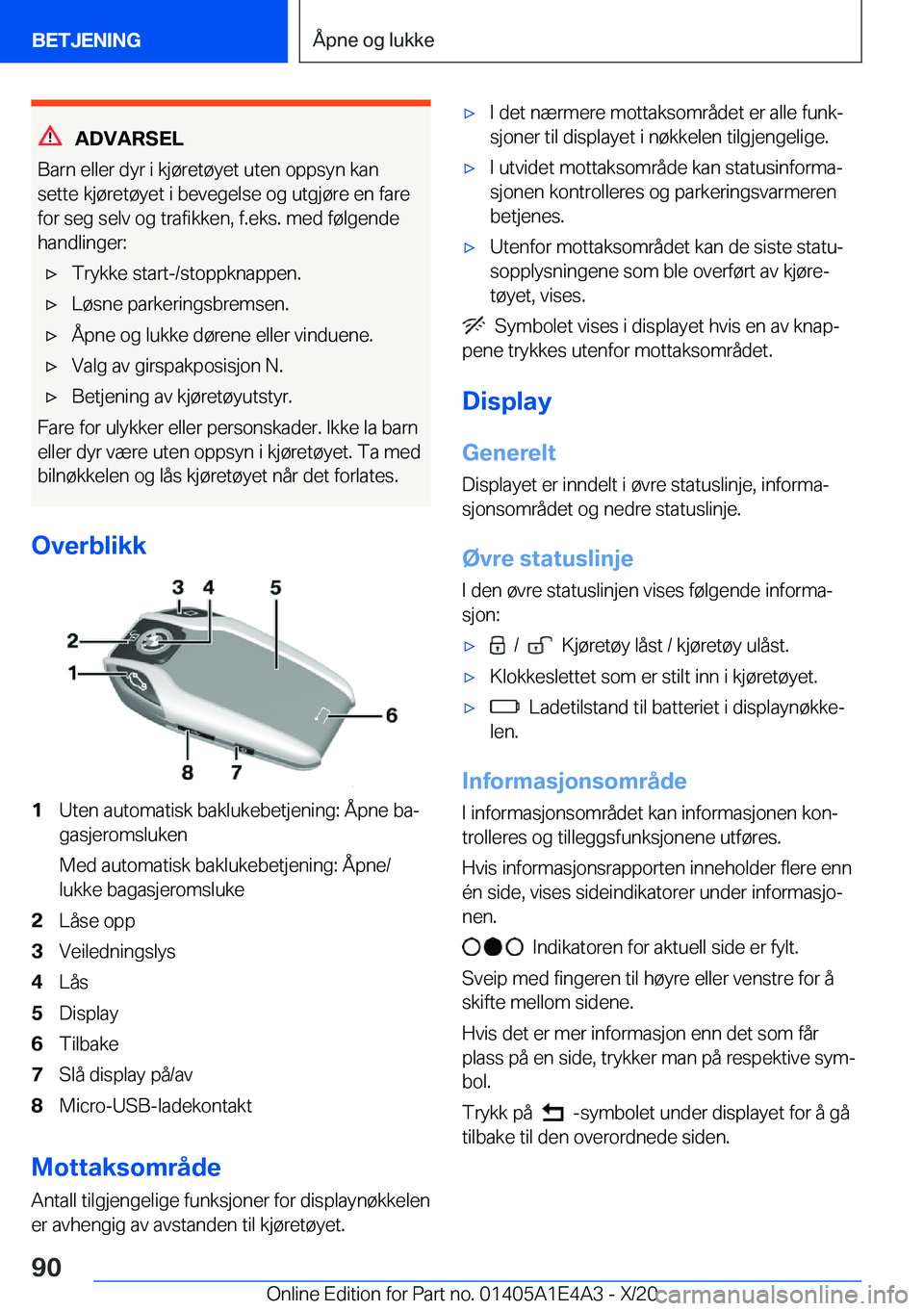 BMW M3 2021  InstruksjonsbØker (in Norwegian) �A�D�V�A�R�S�E�L
�B�a�r�n��e�l�l�e�r��d�y�r��i��k�j�