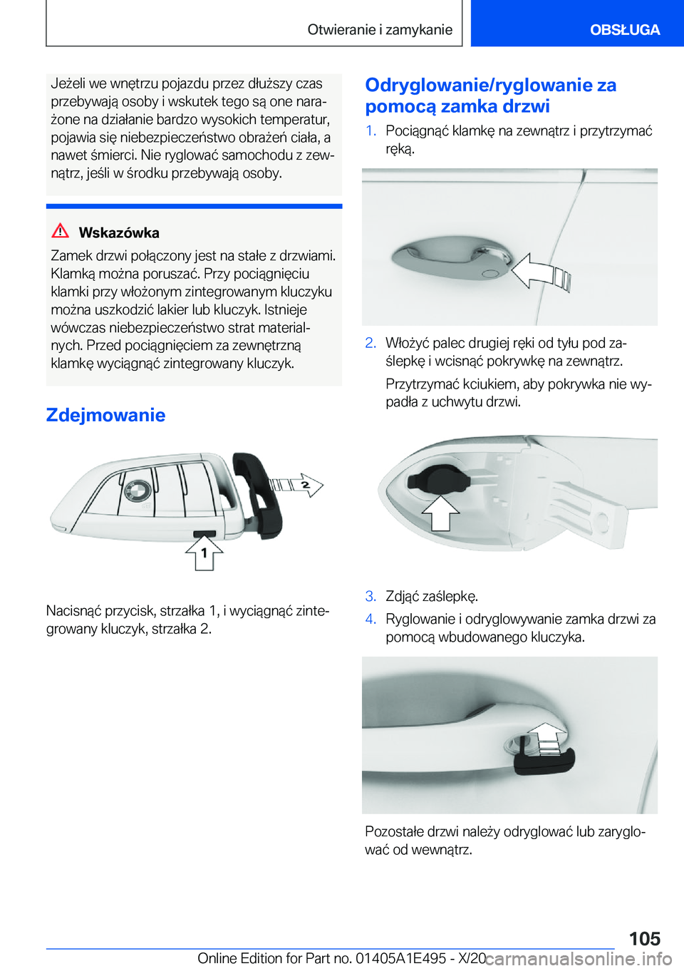 BMW M3 2021  Instrukcja obsługi (in Polish) �J�e9�e�l�i��w�e��w�n�