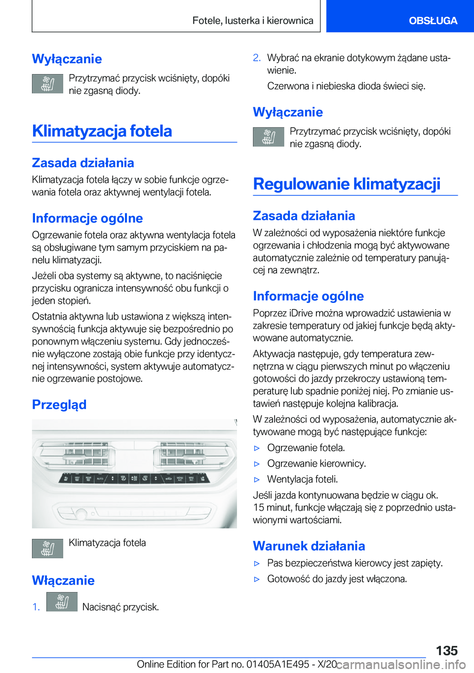 BMW M3 2021  Instrukcja obsługi (in Polish) �W�y�ł�ą�c�z�a�n�i�e�P�r�z�y�t�r�z�y�m�a�