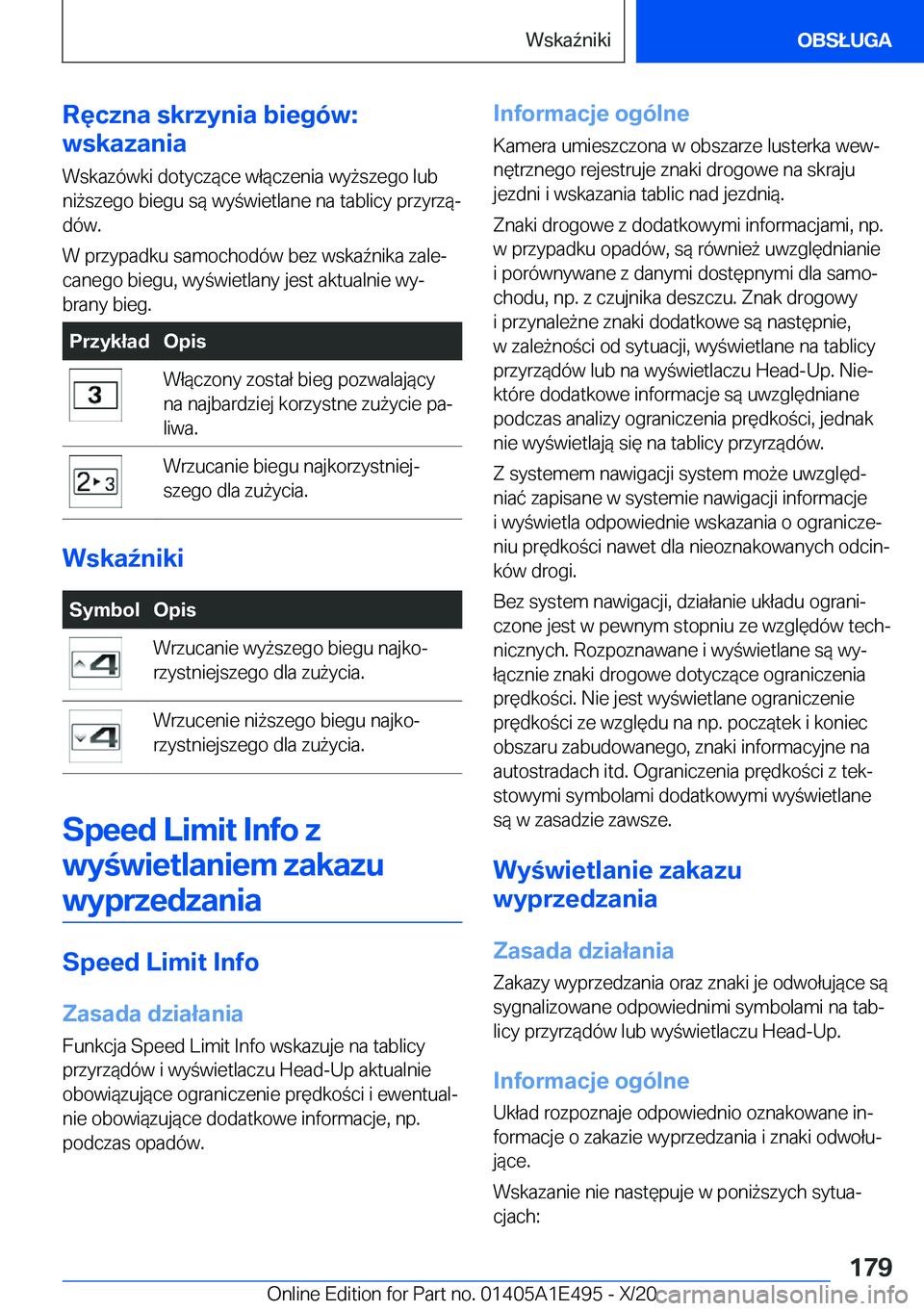 BMW M3 2021  Instrukcja obsługi (in Polish) �R�