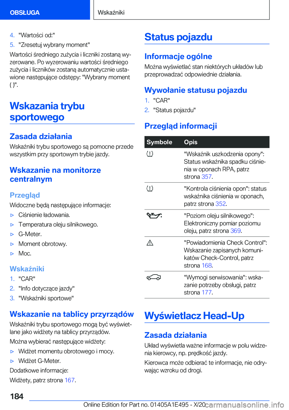 BMW M3 2021  Instrukcja obsługi (in Polish) �4�.��W�a�r�t�o�c�i��o�d�:��5�.��Z�r�e�s�e�t�u�j��w�y�b�r�a�n�y��m�o�m�e�n�t�
�W�a�r�t�o�c�i��r�e�d�n�i�e�g�o��z�u9�y�c�i�a��i��l�i�c�z�n�i�k�i��z�o�s�t�a�n�