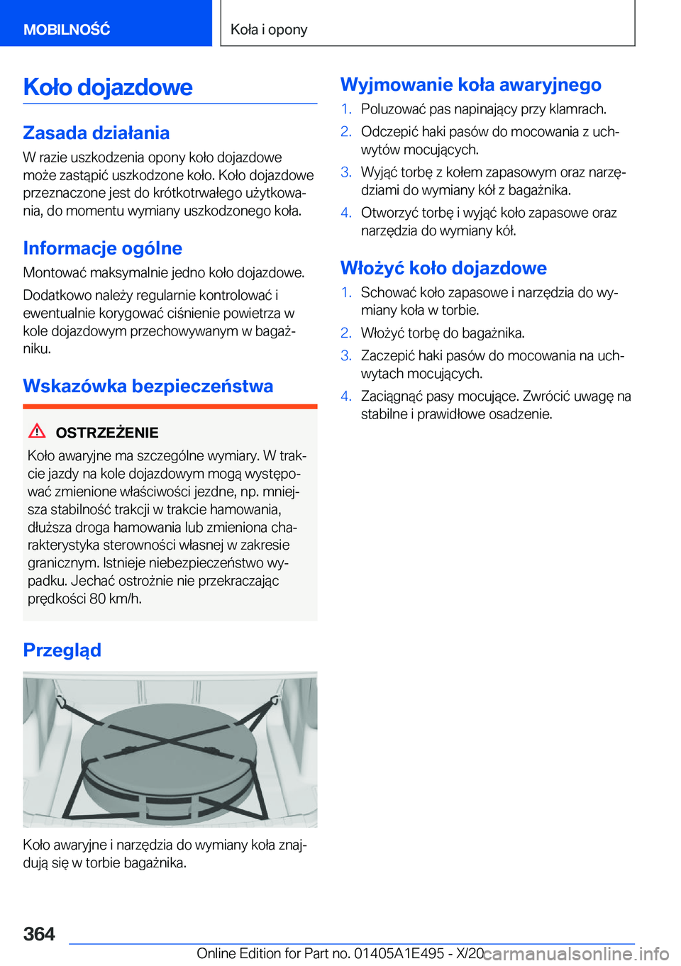 BMW M3 2021  Instrukcja obsługi (in Polish) �K�o�ł�o��d�o�j�a�z�d�o�w�e
�Z�a�s�a�d�a��d�z�i�a�ł�a�n�i�a
�W��r�a�z�i�e��u�s�z�k�o�d�z�e�n�i�a��o�p�o�n�y��k�o�ł�o��d�o�j�a�z�d�o�w�e
�m�o9�e��z�a�s�t�