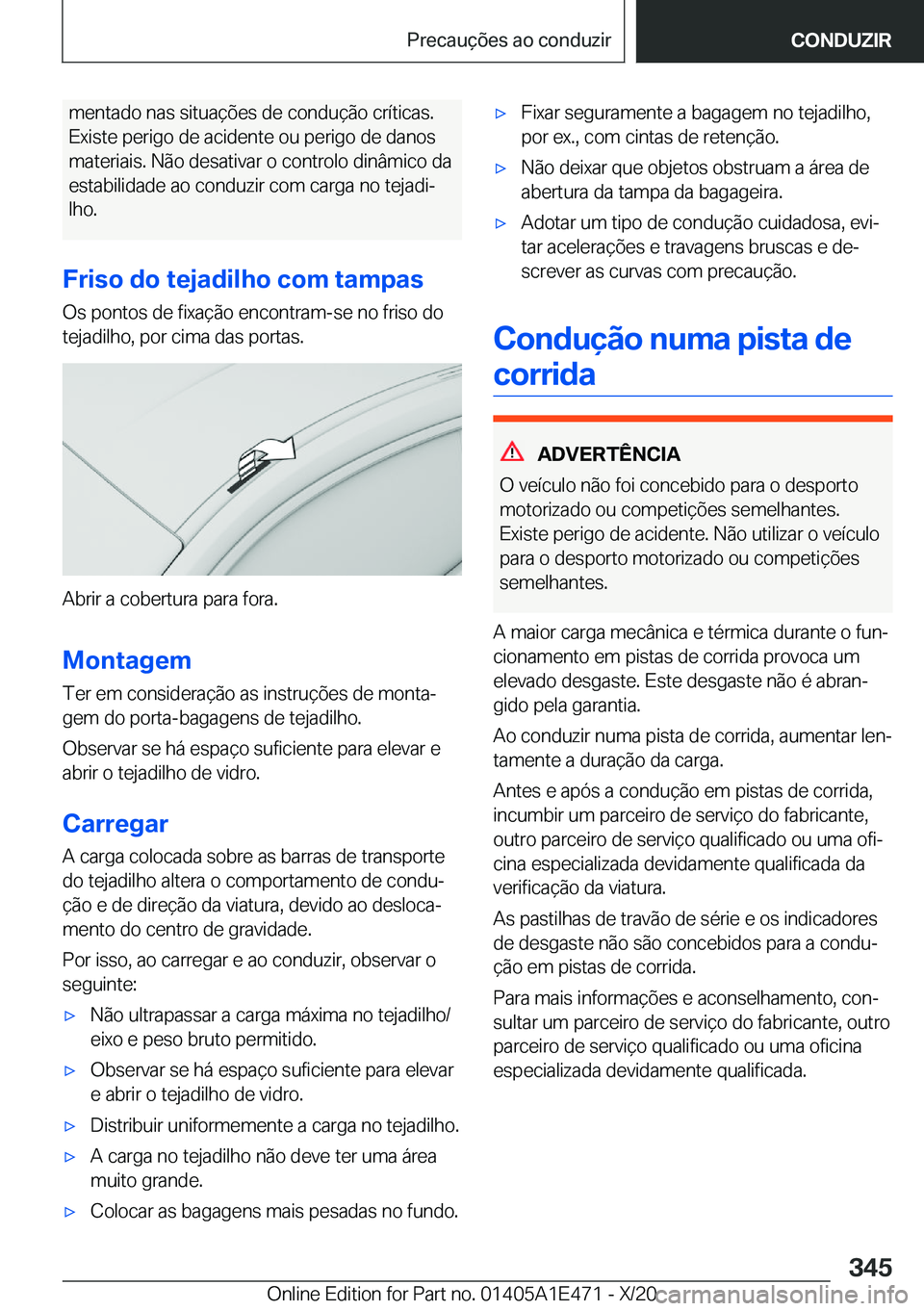 BMW M3 2021  Manual do condutor (in Portuguese) �m�e�n�t�a�d�o��n�a�s��s�i�t�u�a�