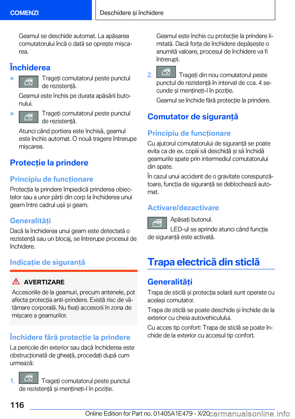 BMW M3 2021  Ghiduri De Utilizare (in Romanian) �G�e�a�m�u�l��s�e��d�e�s�c�h�i�d�e��a�u�t�o�m�a�t�.��L�a��a�p�ă�s�a�r�e�a
�c�o�m�u�t�a�t�o�r�u�l�u�i��