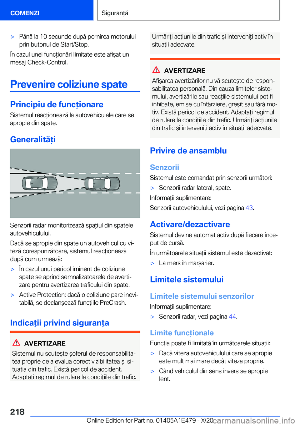 BMW M3 2021  Ghiduri De Utilizare (in Romanian) 'x�P�