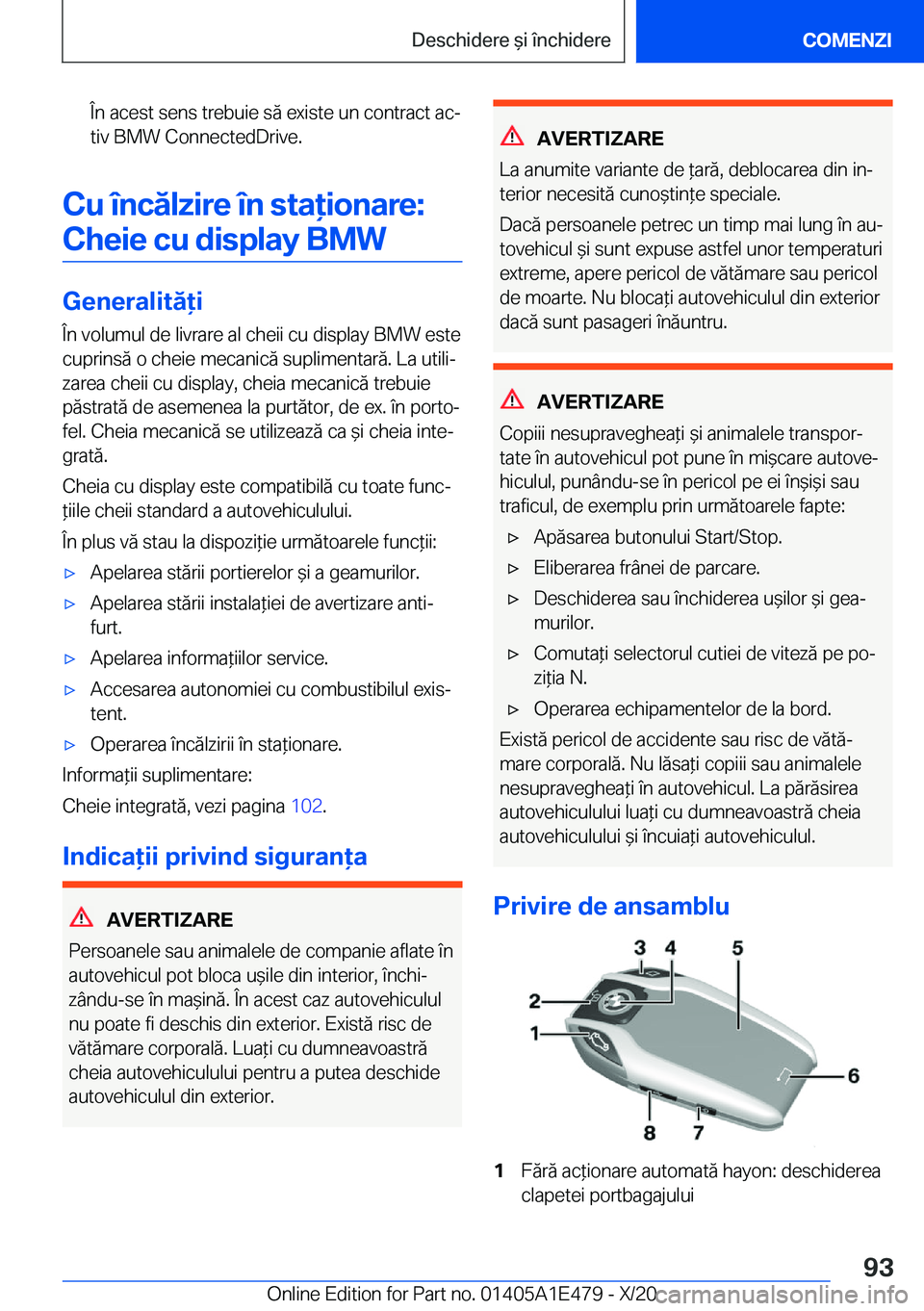 BMW M3 2021  Ghiduri De Utilizare (in Romanian) �