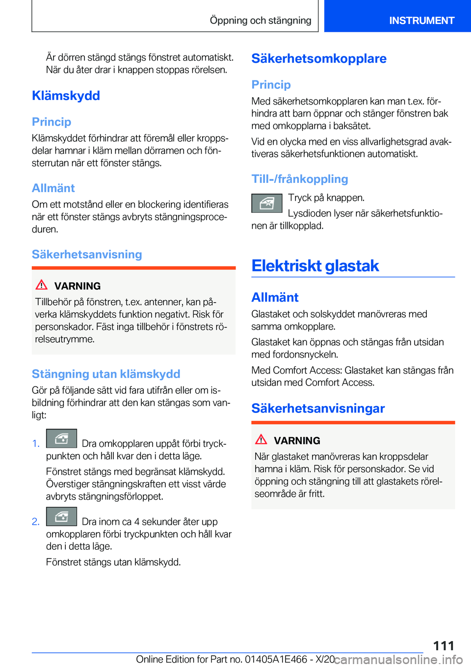 BMW M3 2021  InstruktionsbÖcker (in Swedish) �Ä�r��d�