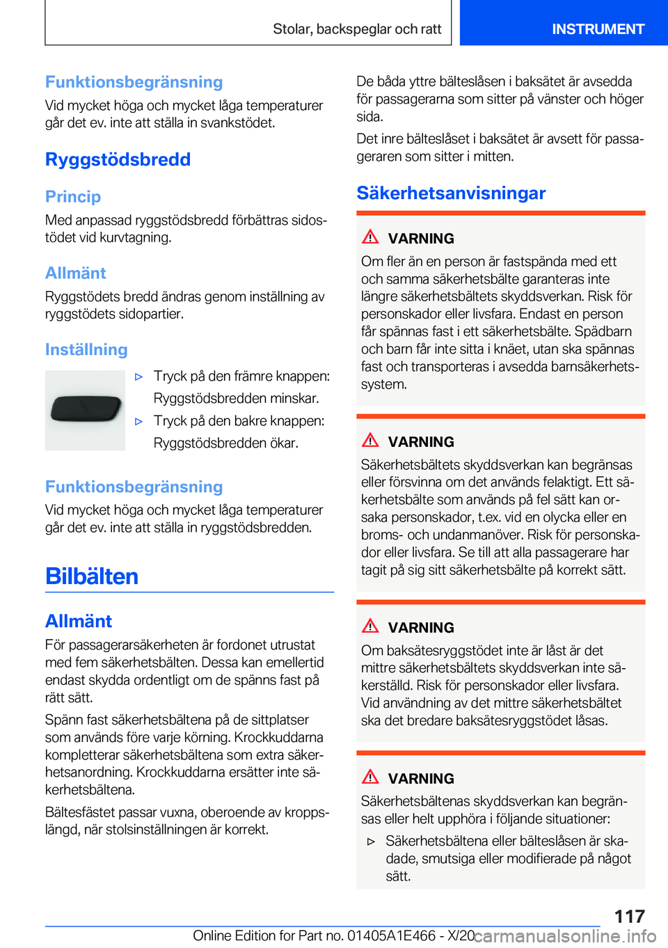 BMW M3 2021  InstruktionsbÖcker (in Swedish) �F�u�n�k�t�i�o�n�s�b�e�g�r�ä�n�s�n�i�n�g
�V�i�d��m�y�c�k�e�t��h�