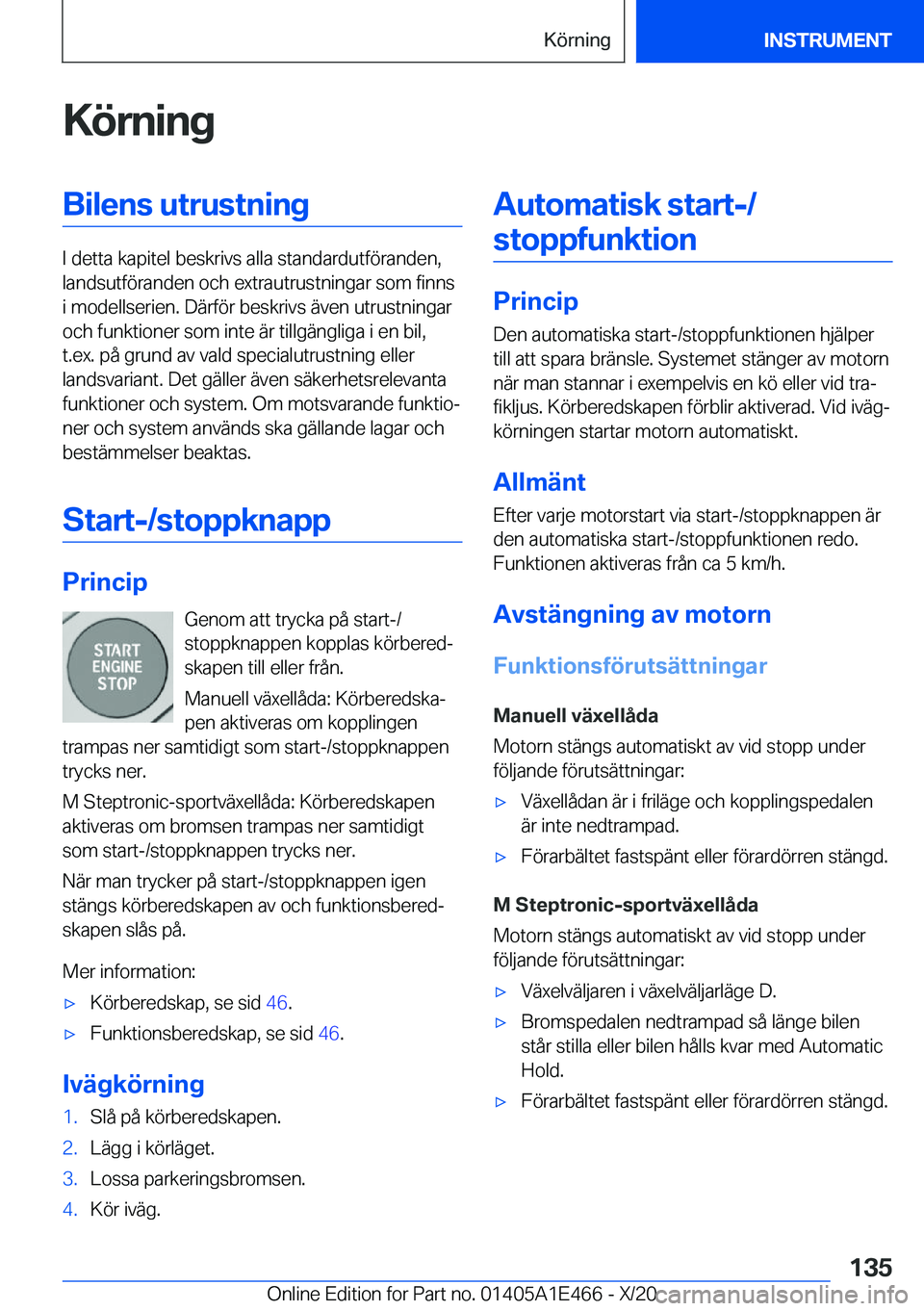 BMW M3 2021  InstruktionsbÖcker (in Swedish) �K�