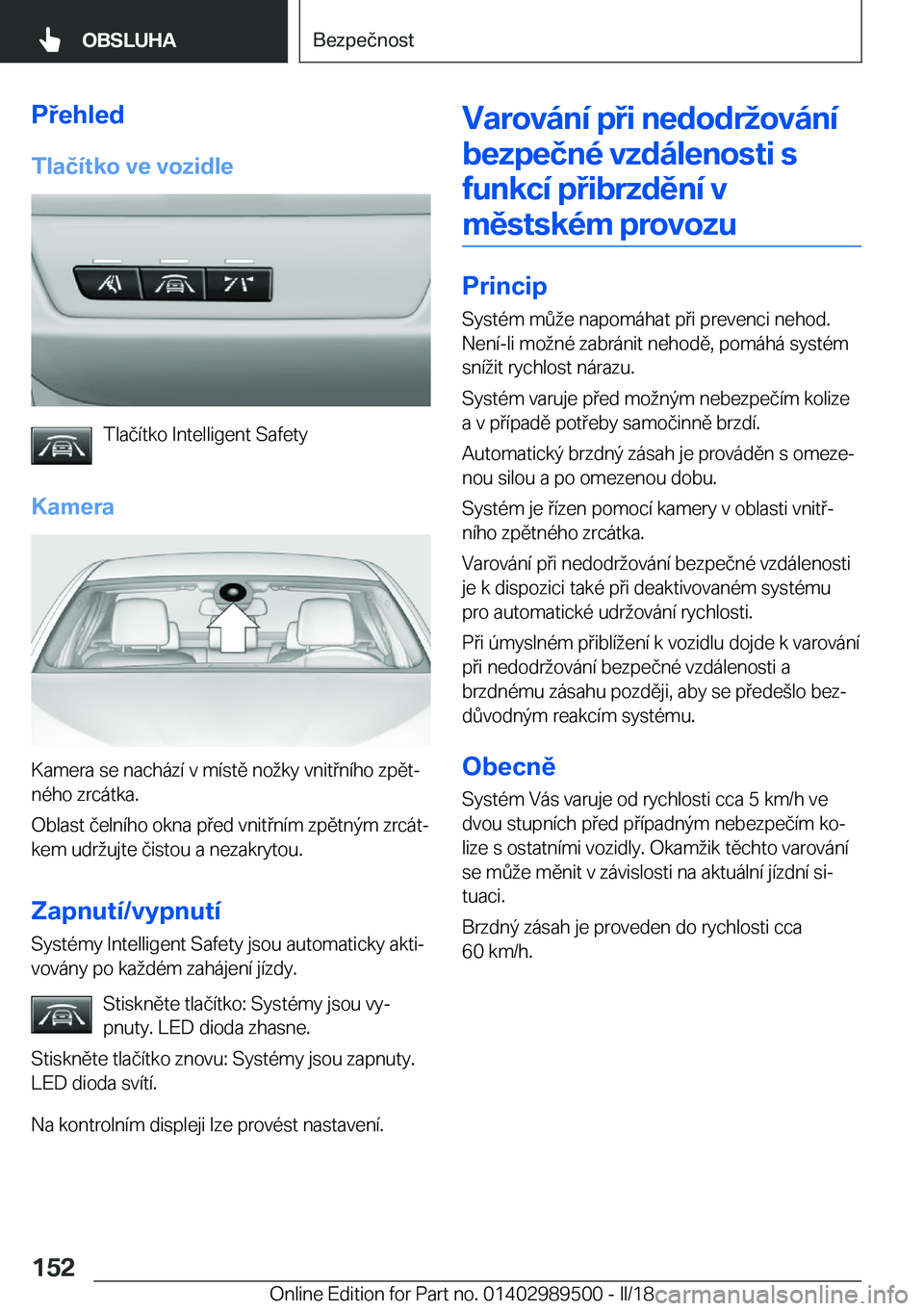 BMW M3 2018  Návod na použití (in Czech) �P�e�h�l�e�d
�T�l�a�č�