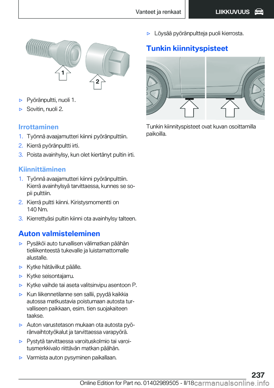 BMW M3 2018  Omistajan Käsikirja (in Finnish) 'x�P�y�