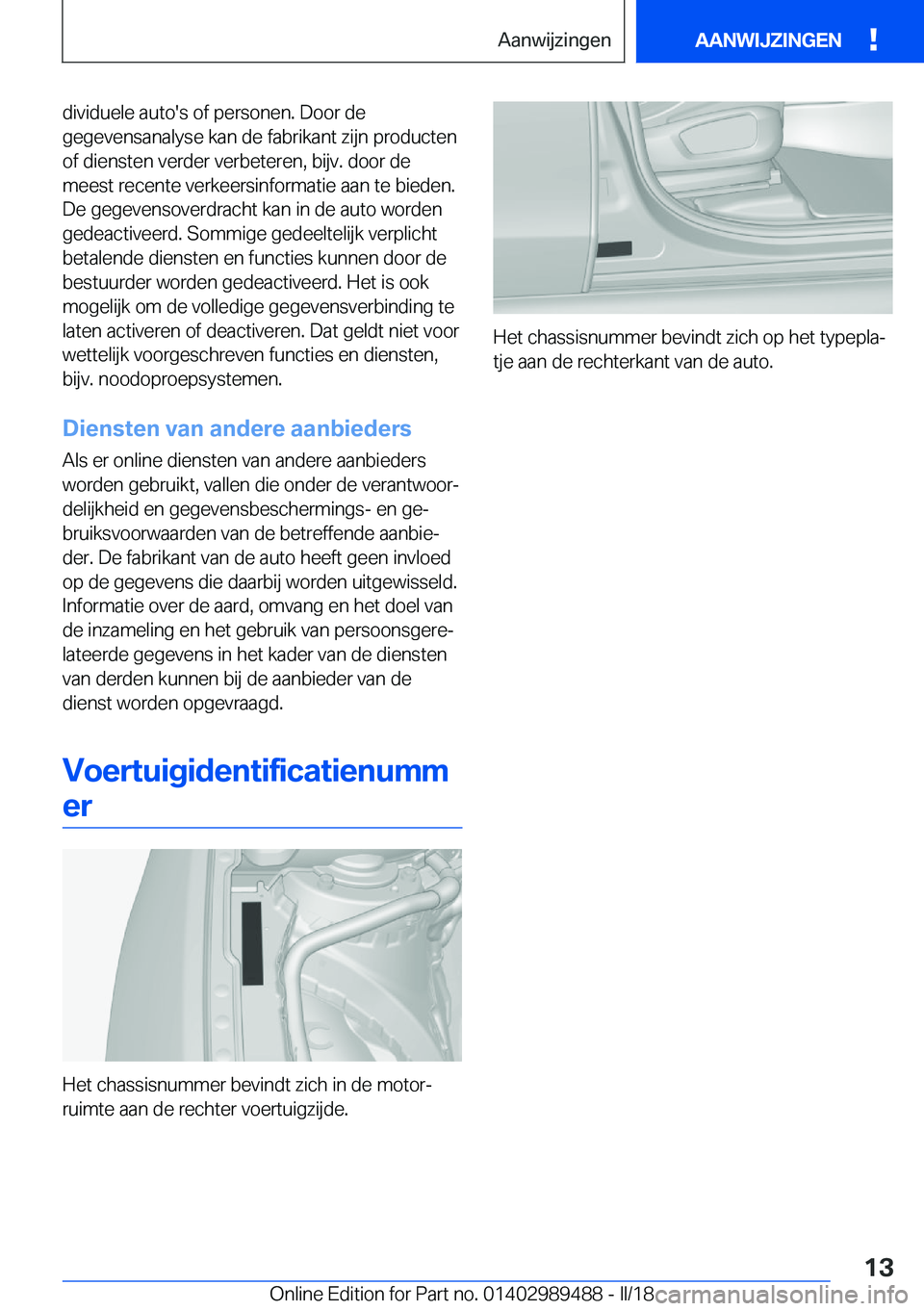 BMW M3 2018  Instructieboekjes (in Dutch) �d�i�v�i�d�u�e�l�e� �a�u�t�o�'�s� �o�f� �p�e�r�s�o�n�e�n�.� �D�o�o�r� �d�e�g�e�g�e�v�e�n�s�a�n�a�l�y�s�e� �k�a�n� �d�e� �f�a�b�r�i�k�a�n�t� �z�i�j�n� �p�r�o�d�u�c�t�e�n�o�f� �d�i�e�n�s�t�e�n� �v�e