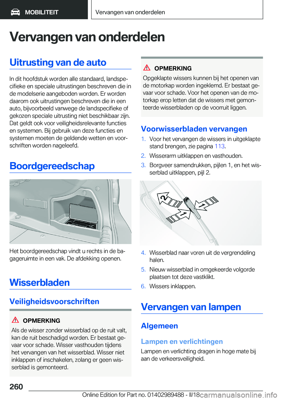 BMW M3 2018  Instructieboekjes (in Dutch) �V�e�r�v�a�n�g�e�n��v�a�n��o�n�d�e�r�d�e�l�e�n�U�i�t�r�u�s�t�i�n�g��v�a�n��d�e��a�u�t�o
�I�n� �d�i�t� �h�o�o�f�d�s�t�u�k� �w�o�r�d�e�n� �a�l�l�e� �s�t�a�n�d�a�a�r�d�,� �l�a�n�d�s�p�ej�c�i�f�i�e�