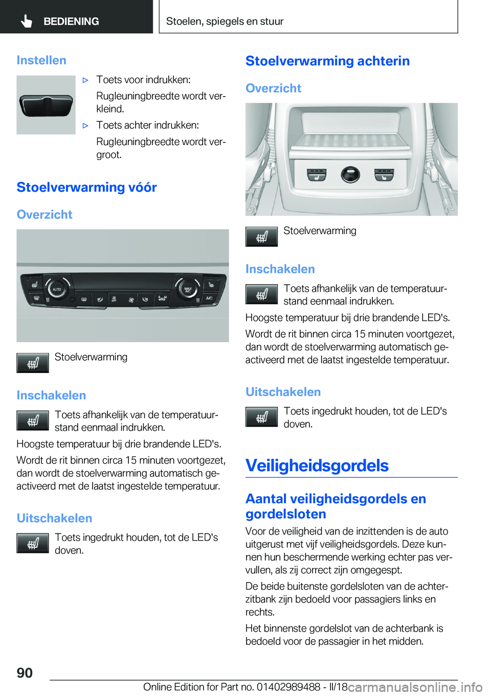 BMW M3 2018  Instructieboekjes (in Dutch) �I�n�s�t�e�l�l�e�n'x�T�o�e�t�s� �v�o�o�r� �i�n�d�r�u�k�k�e�n�:
�R�u�g�l�e�u�n�i�n�g�b�r�e�e�d�t�e� �w�o�r�d�t� �v�e�rj
�k�l�e�i�n�d�.'x�T�o�e�t�s� �a�c�h�t�e�r� �i�n�d�r�u�k�k�e�n�:
�R�u�g�l�