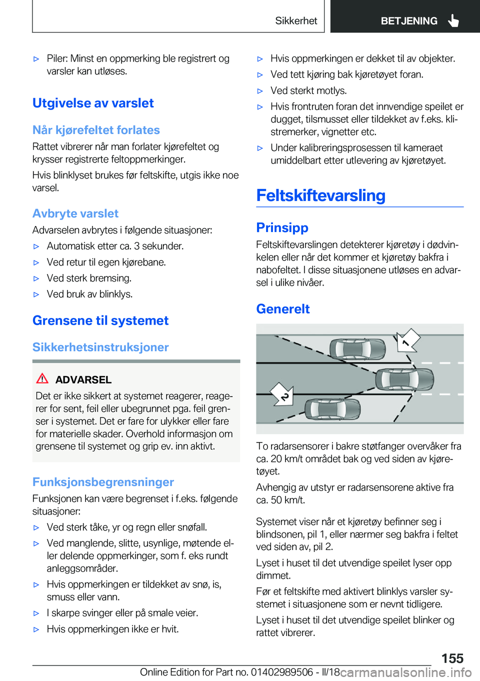 BMW M3 2018  InstruksjonsbØker (in Norwegian) 'x�P�i�l�e�r�:� �M�i�n�s�t� �e�n� �o�p�p�m�e�r�k�i�n�g� �b�l�e� �r�e�g�i�s�t�r�e�r�t� �o�g�v�a�r�s�l�e�r� �k�a�n� �u�t�l�