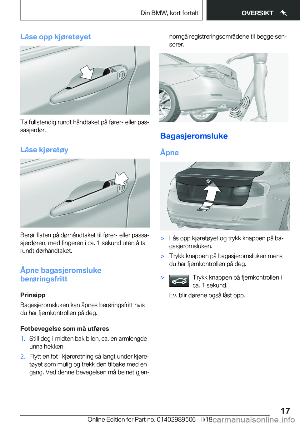 BMW M3 2018  InstruksjonsbØker (in Norwegian) �L�å�s�e��o�p�p��k�j�