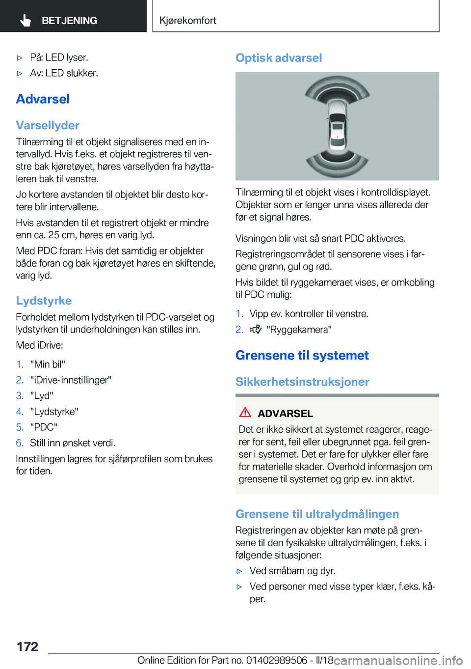 BMW M3 2018  InstruksjonsbØker (in Norwegian) 'x�P�å�:� �L�E�D� �l�y�s�e�r�.'x�A�v�:� �L�E�D� �s�l�u�k�k�e�r�.
�A�d�v�a�r�s�e�l
�V�a�r�s�e�l�l�Z�d�e�r �T�i�l�n�æ�r�m�i�n�g� �t�i�l� �e�t� �o�b�j�e�k�t� �s�i�g�n�a�l�i�s�e�r�e�s� �m�e�d� �