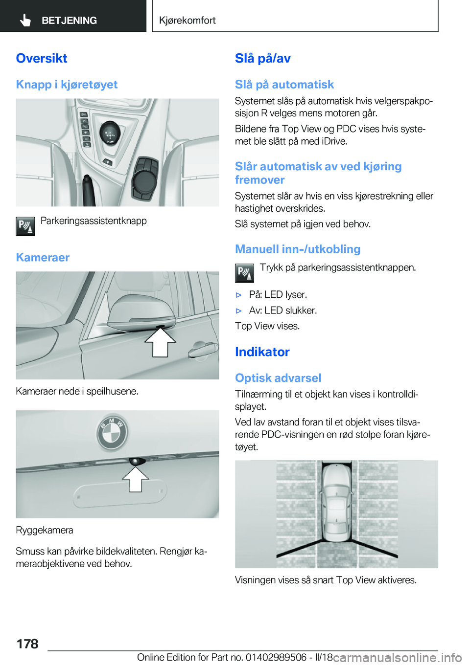 BMW M3 2018  InstruksjonsbØker (in Norwegian) �O�v�e�r�s�i�k�t�K�n�a�p�p��i��k�j�