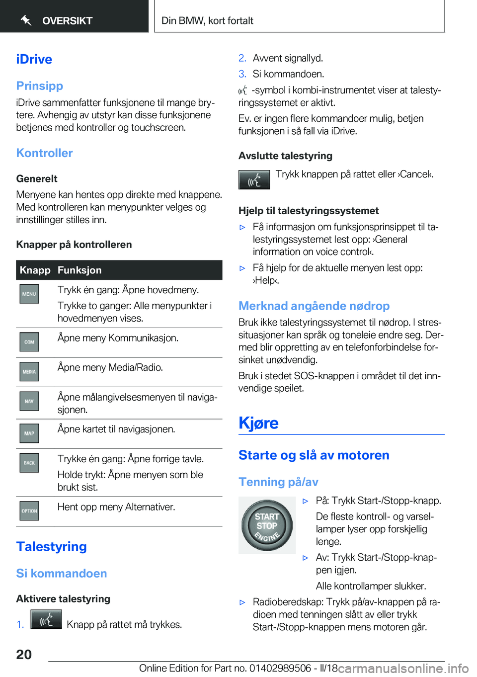 BMW M3 2018  InstruksjonsbØker (in Norwegian) �i�D�r�i�v�e
�P�r�i�n�s�i�p�p �i�D�r�i�v�e� �s�a�m�m�e�n�f�a�t�t�e�r� �f�u�n�k�s�j�o�n�e�n�e� �t�i�l� �m�a�n�g�e� �b�r�yj
�t�e�r�e�.� �A�v�h�e�n�g�i�g� �a�v� �u�t�s�t�y�r� �k�a�n� �d�i�s�s�e� �f�u�n�