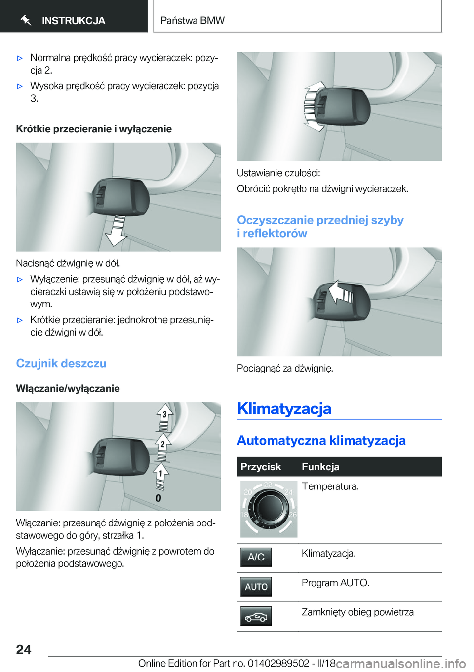 BMW M3 2018  Instrukcja obsługi (in Polish) 'x�N�o�r�m�a�l�n�a� �p�r�