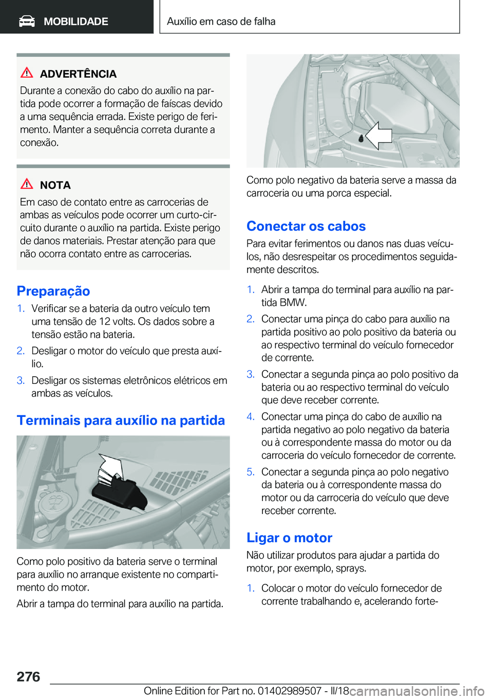 BMW M3 2018  Manual do condutor (in Portuguese) �A�D�V�E�R�T�