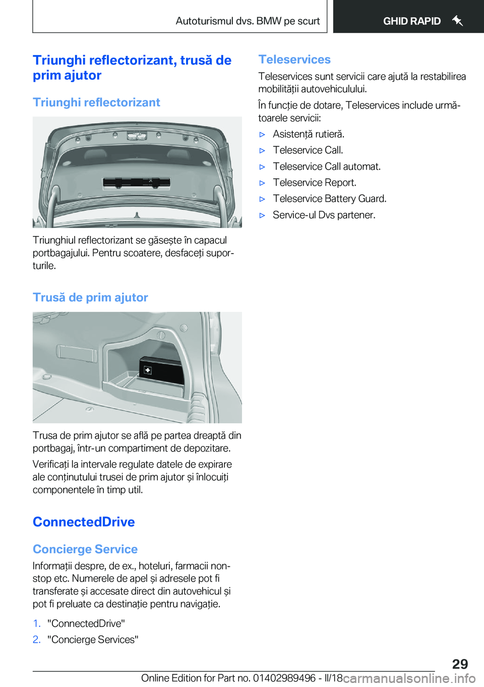 BMW M3 2018  Ghiduri De Utilizare (in Romanian) �T�r�i�u�n�g�h�i��r�e�f�l�e�c�t�o�r�i�z�a�n�t�,��t�r�u�s�