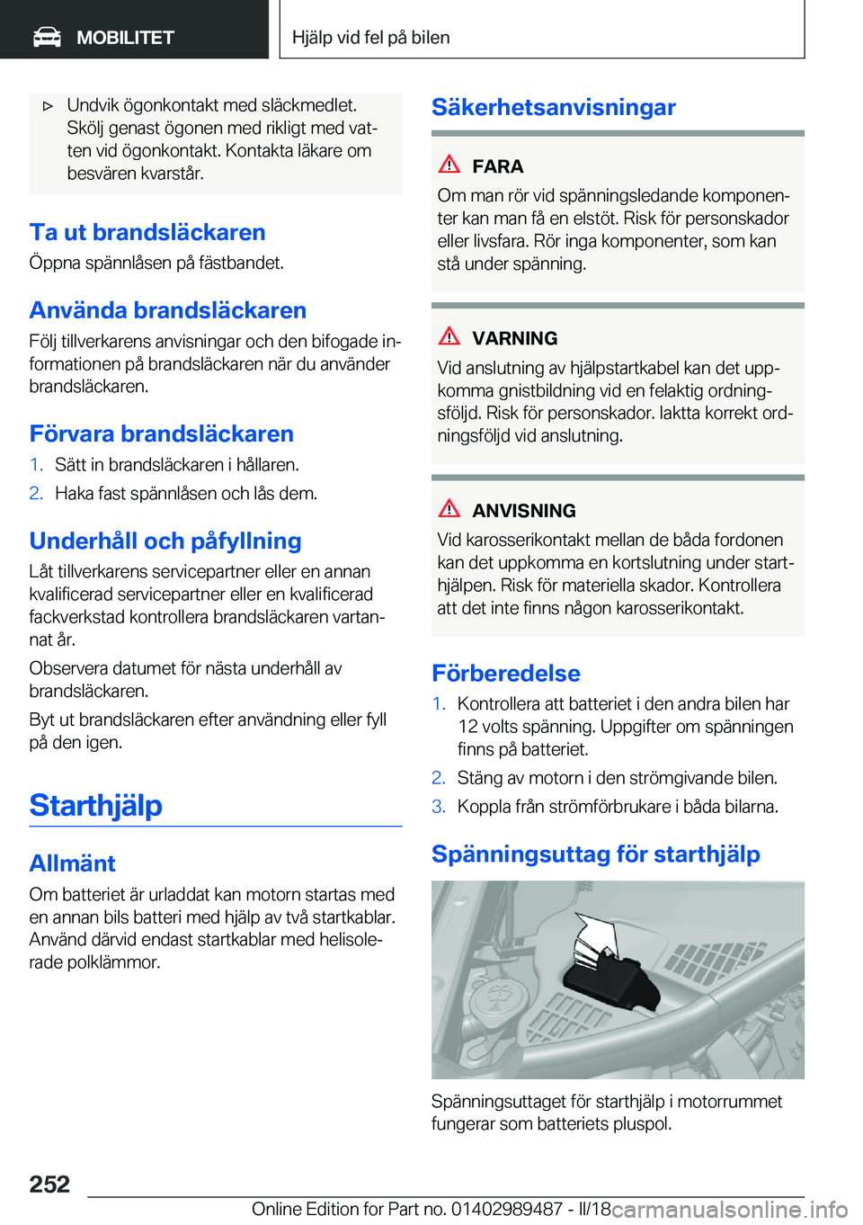 BMW M3 2018  InstruktionsbÖcker (in Swedish) 'x�U�n�d�v�i�k� �