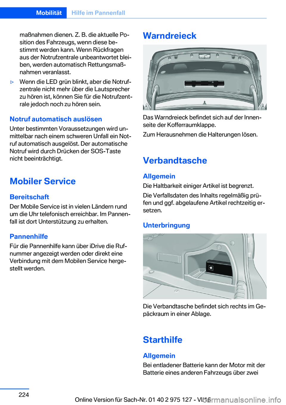 BMW M3 2017  Betriebsanleitungen (in German) �m�a�