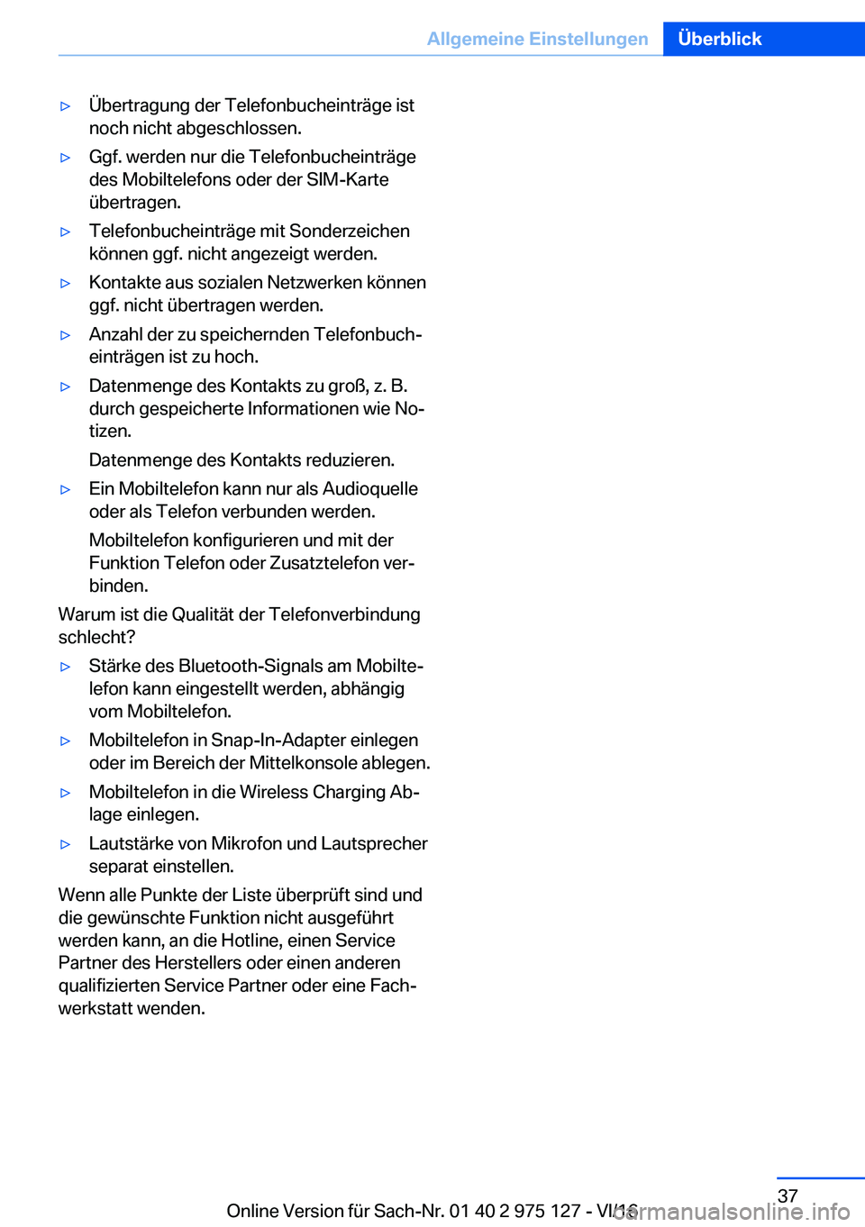 BMW M3 2017  Betriebsanleitungen (in German) 'y�