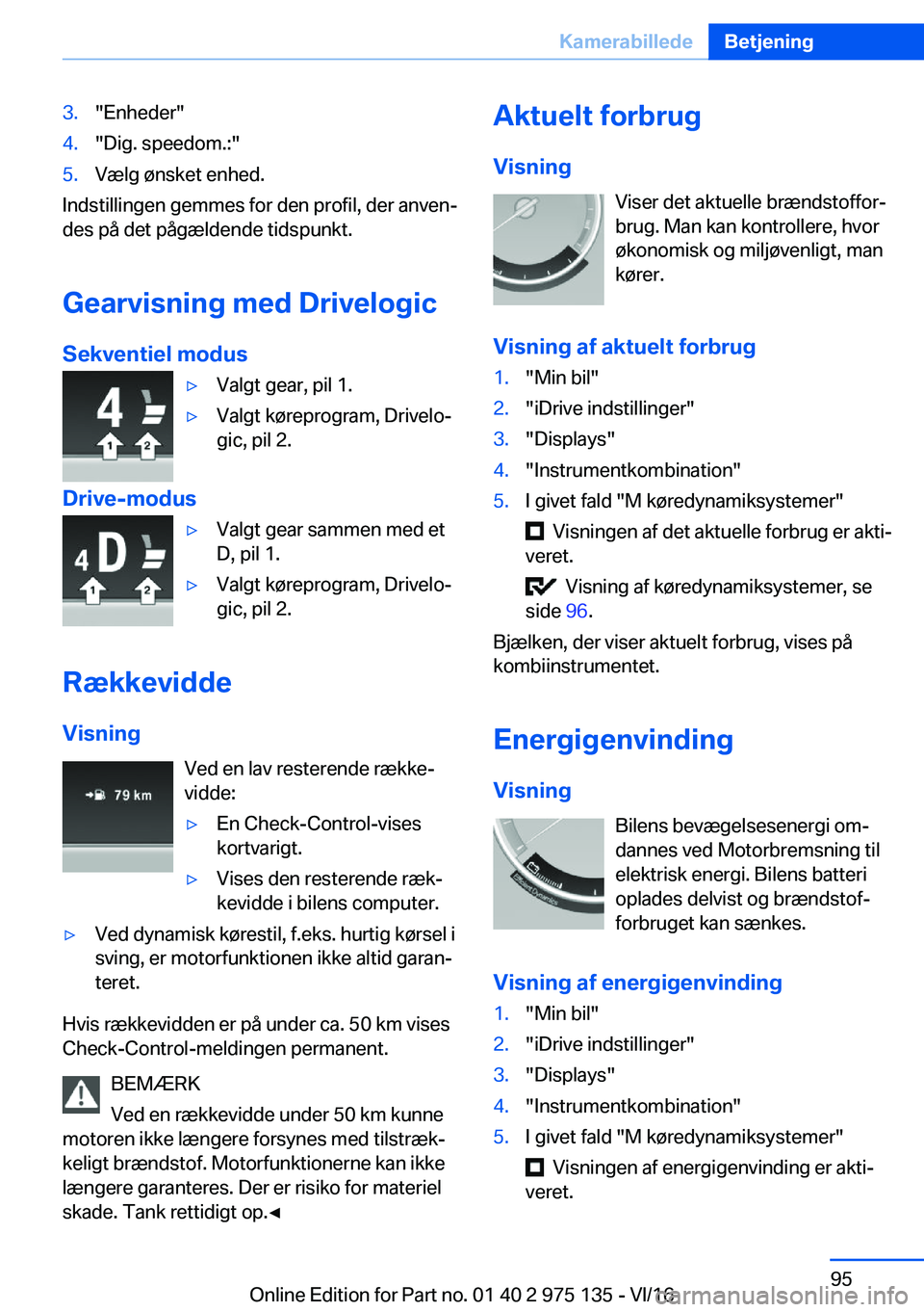 BMW M3 2017  InstruktionsbØger (in Danish) �3�.�"�E�n�h�e�d�e�r�"�4�.�"�D�i�g�.� �s�p�e�e�d�o�m�.�:�"�5�.�V�æ�l�g� �