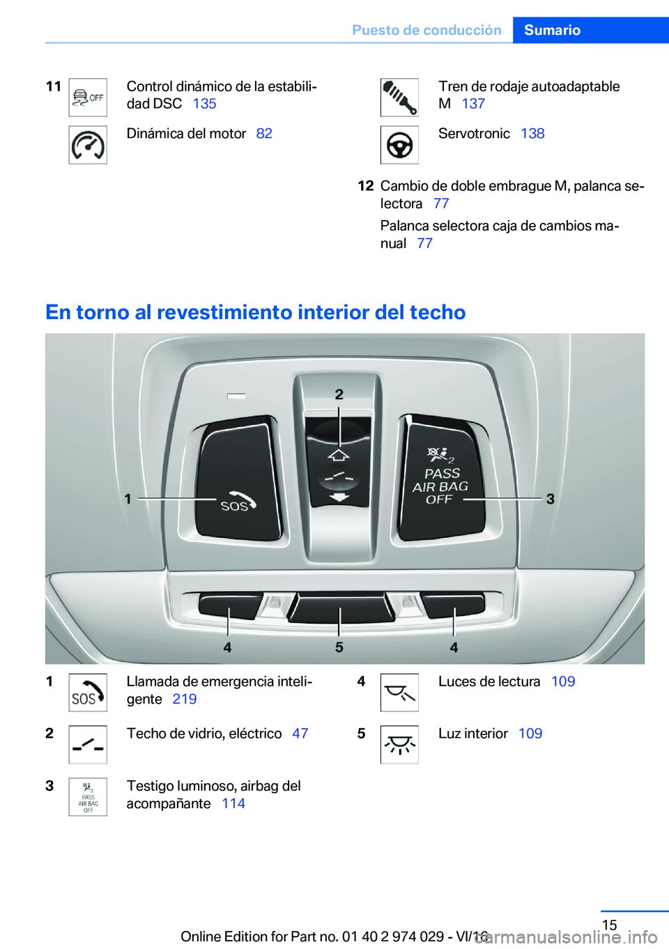 BMW M3 2017  Manuales de Empleo (in Spanish) �1�1�C�o�n�t�r�o�l� �d�i�n�